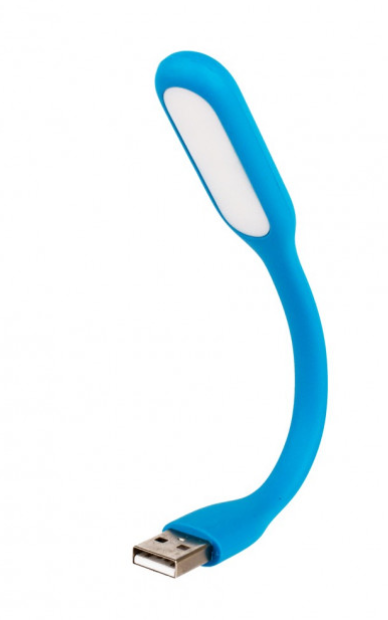 Фонарик USB LED Light Plastic Голубой (KG-2669) Фонарик USB LED Light Plastic Голубой (KG-2669)