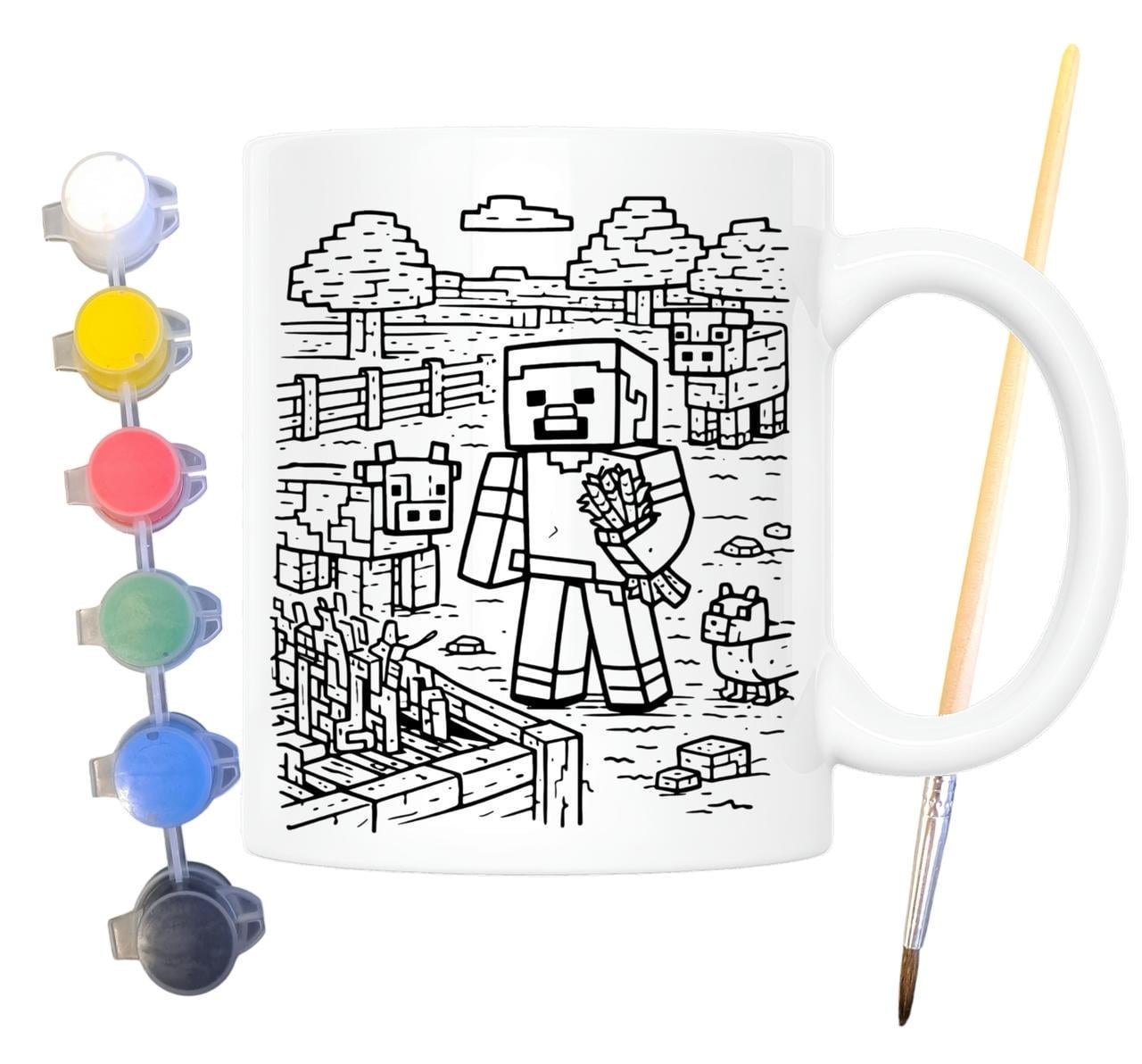 Набор для творчества кружка-раскраска Steve Minecraft (КР0209)