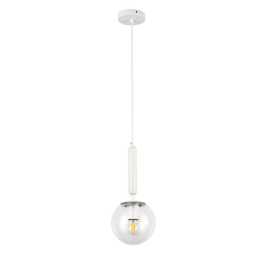 Светильник подвесной шар Levistella 752103-1 3515 WH/CL прозрачный плафон Белый