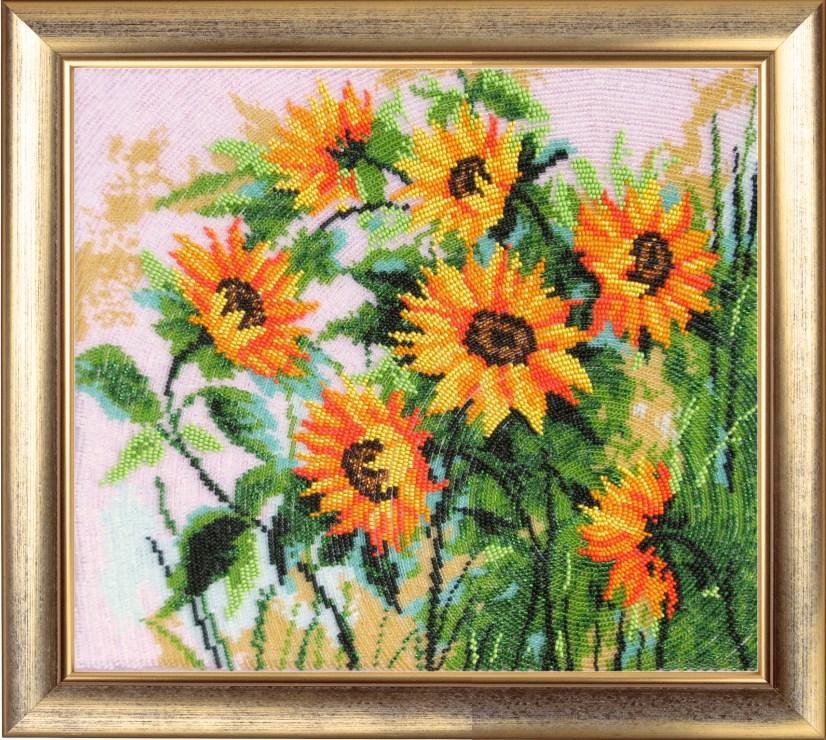 Набір для вишивання бісером BUTTERFLY 284 Соняшники 27х31 см (284)