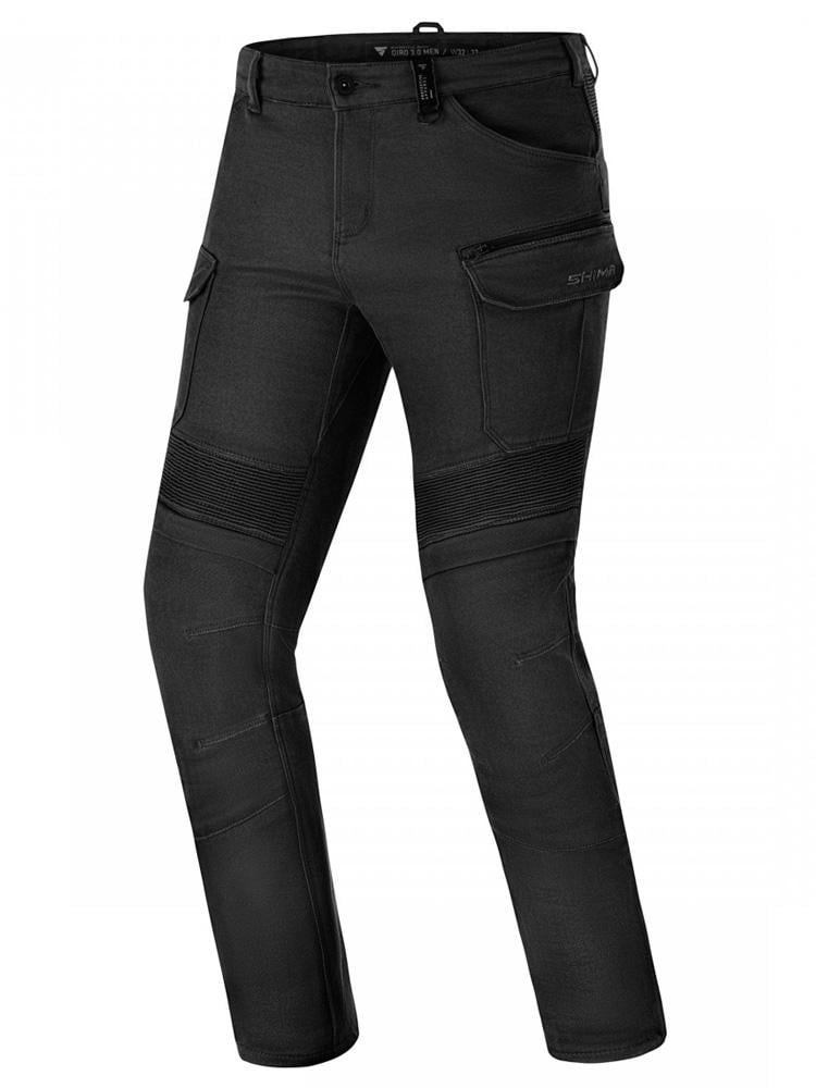 Мотоджинсы SHIMA Giro 3.0 W34-L32 Black (36310)