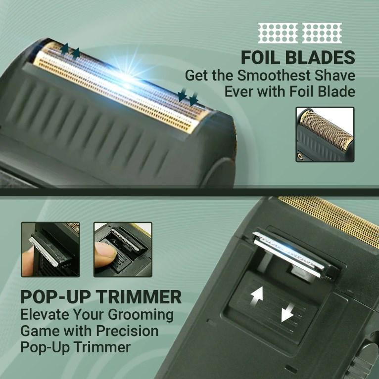 Электробритва VGR V-353 шейвер для бритья Зеленый (22358940) - фото 4 Электробритва VGR V-353 шейвер для бритья Зеленый (22358940) - фото 4