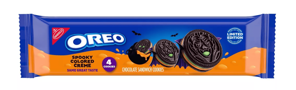 Печенье OREO Halloween Green and Orange Creme Chocolate Sandwich Cookies 58 г (2795510554) Печенье OREO Halloween Green and Orange Creme Chocolate Sandwich Cookies 58 г (2795510554)