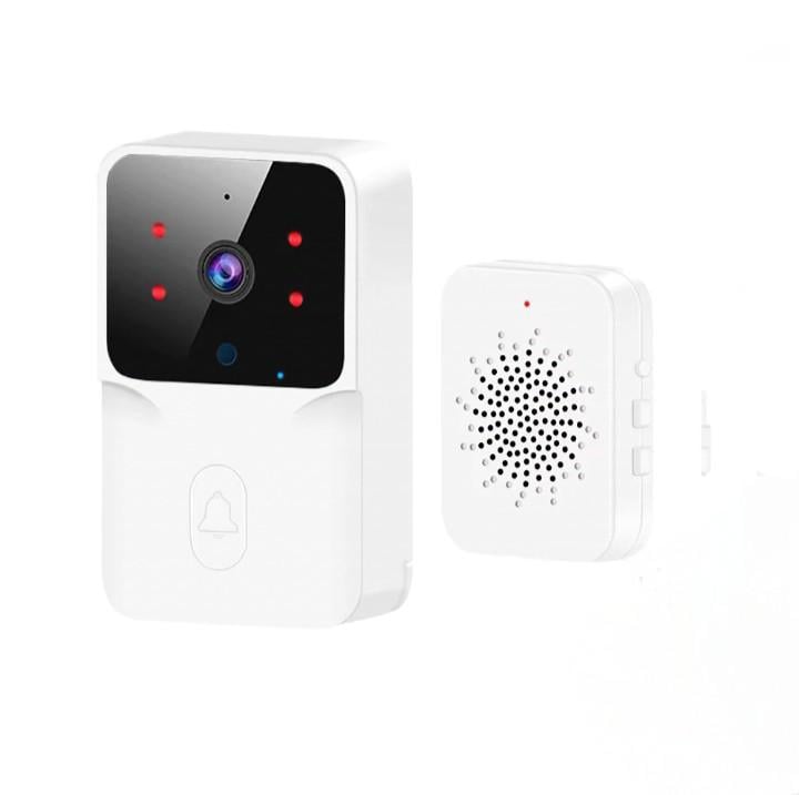 Звонок дверной с камерой Tuya Smart Life ML 1 T-White Wi-Fi видео-домофон Белый (2069028843)