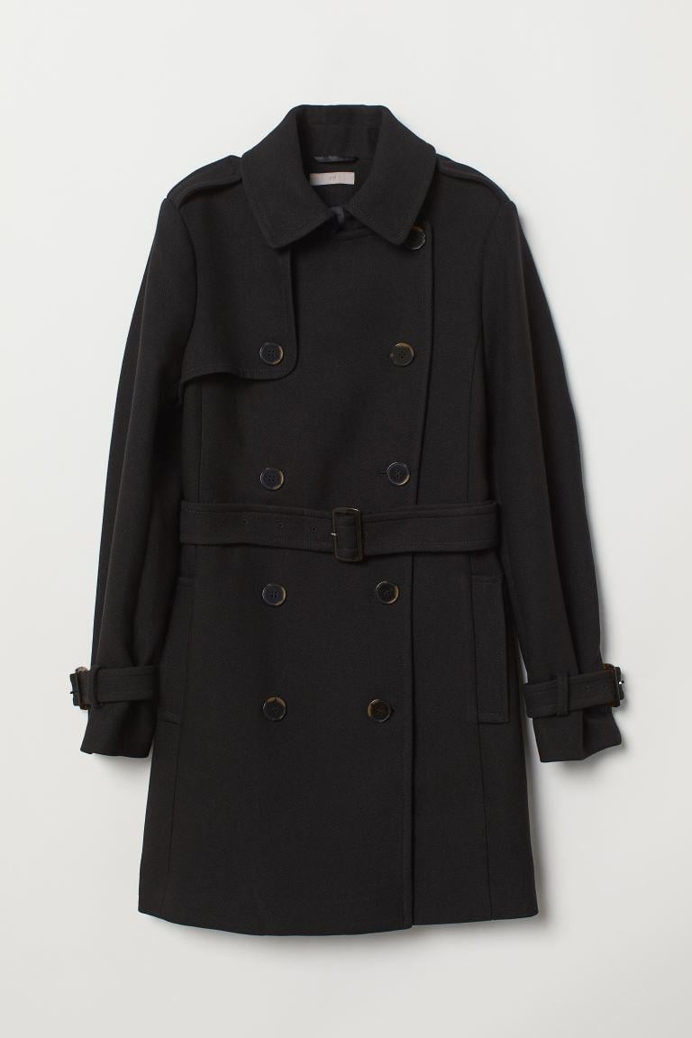 Пальто H&M 691539П р. 34 Черный