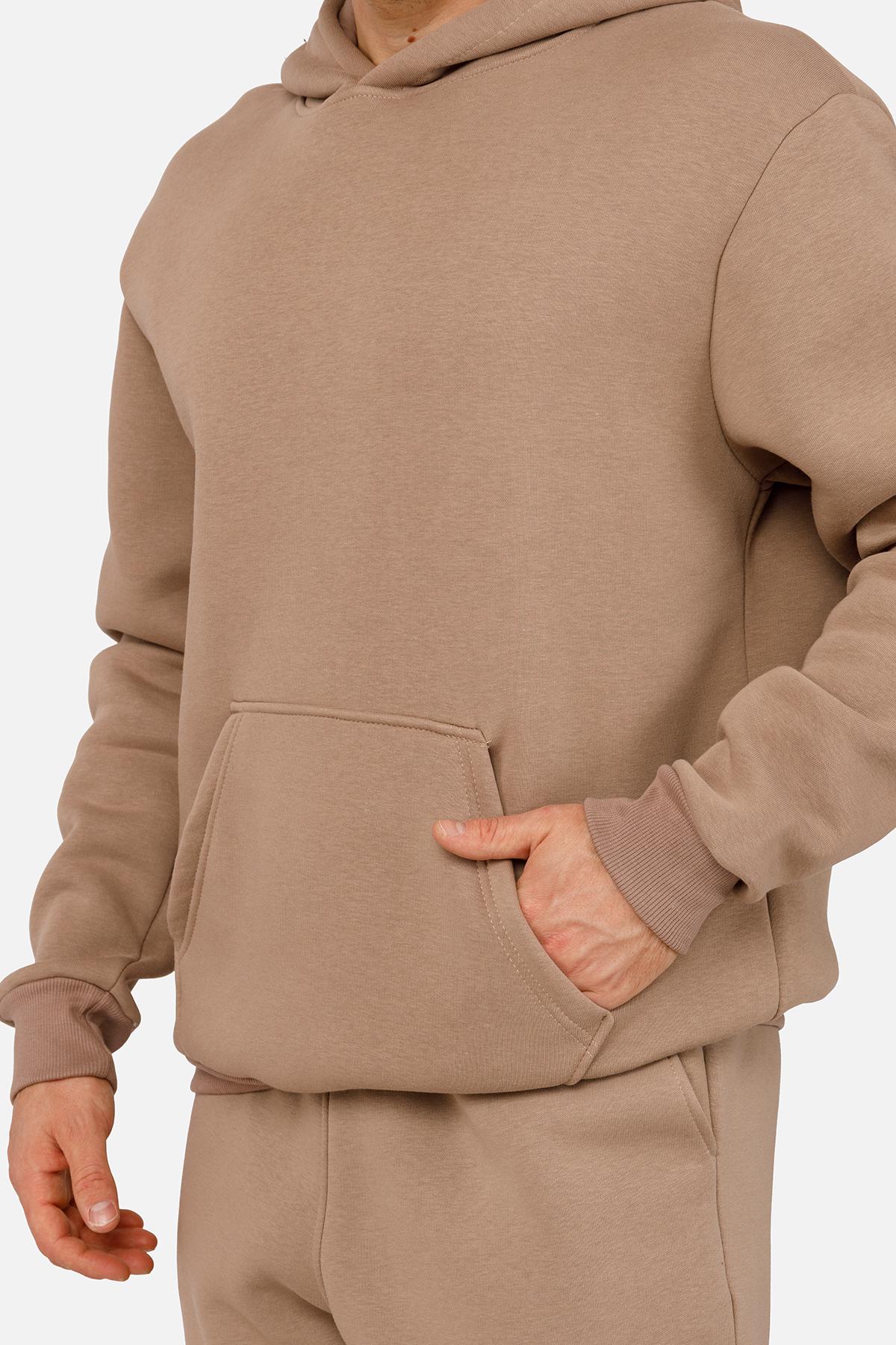 Худі чоловічий ЦБ-00254620 р. 54 Капучино (SKT001004958) - фото 3