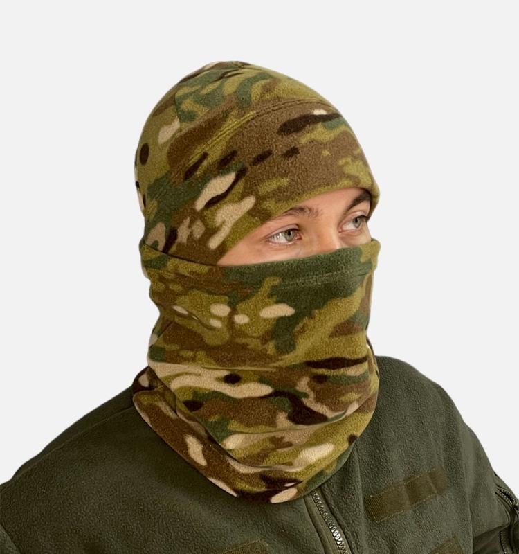 Балаклава для військових One Size флісова підкладка Мультикам (28524242) - фото 2 Балаклава для військових One Size флісова підкладка Мультикам (28524242) - фото 2
