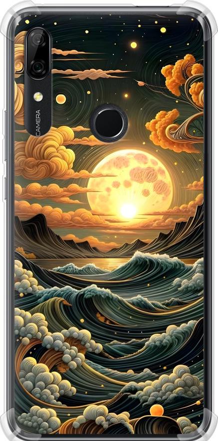 Чехол на Huawei Y9 Prime 2019 Арт волны (6332sp-1736-42517)