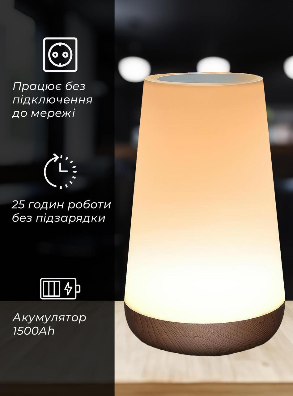 Настольная лампа с пультом на аккумуляторе (2450314542) - фото 6 Настольная лампа с пультом на аккумуляторе (2450314542) - фото 6