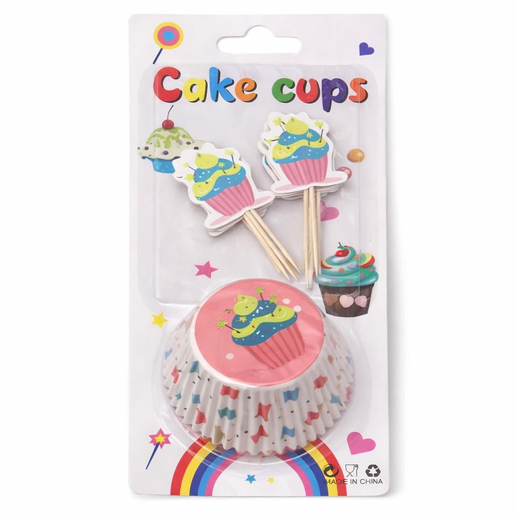 Формочки бумажные для кексов Cupcake 11 см 24 шт. (R37982-5)