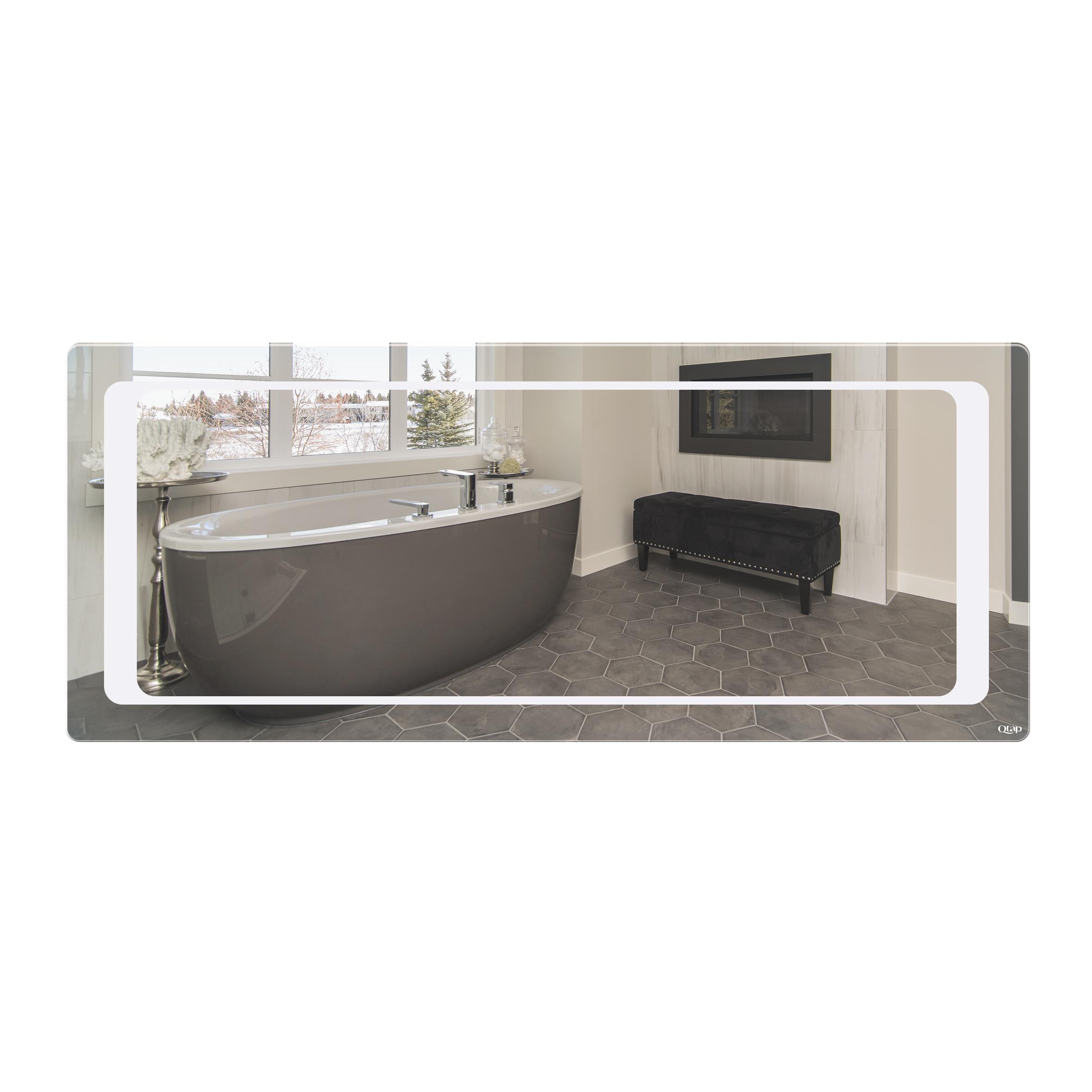 Зеркало Q-tap Leo QT117814276080W c LED подсветкой 50x120 см (99278)