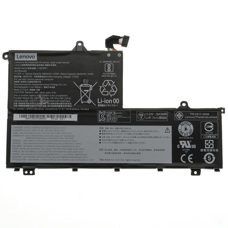 Аккумулятор для ноутбука Lenovo ThinkBook 15-IML 3950 mAh 11,52V (147295)