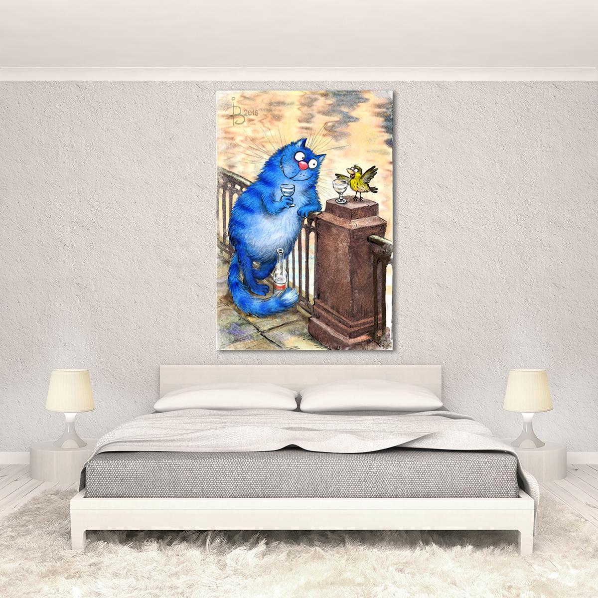 Модульная картина Беседа на Фонтанке 1 модуль 50x75 см (_rinaz_20162225024)