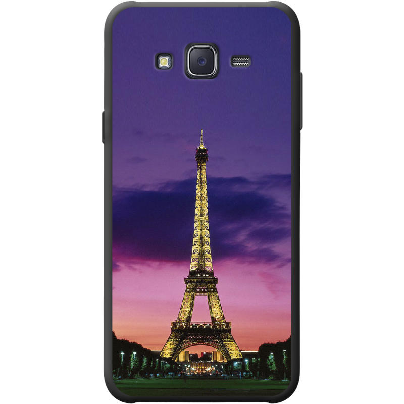 Чехол BoxFace Samsung J500H Galaxy J5 Полночь в Париже Черный силикон (25242-up964-41568)