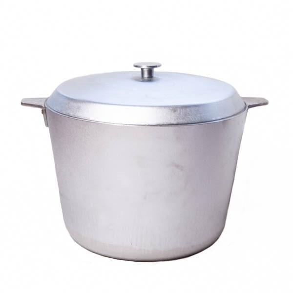 Каструля алюмінієва лита з кришкою 12 л (29163954) - фото 1