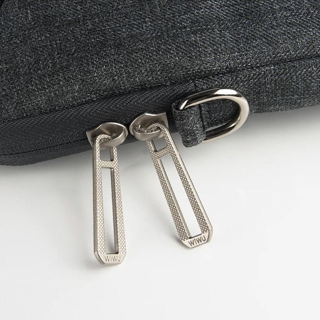 Сумка для ноутбука WiWU Gent Business Handbag for MacBook 13.3" Grey - фото 3 Сумка для ноутбука WiWU Gent Business Handbag for MacBook 13.3" Grey - фото 3