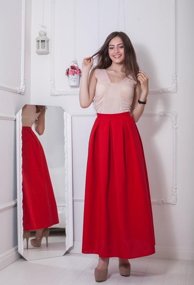 Юбка женская Podium Kerry 17976-RED XXL Красный