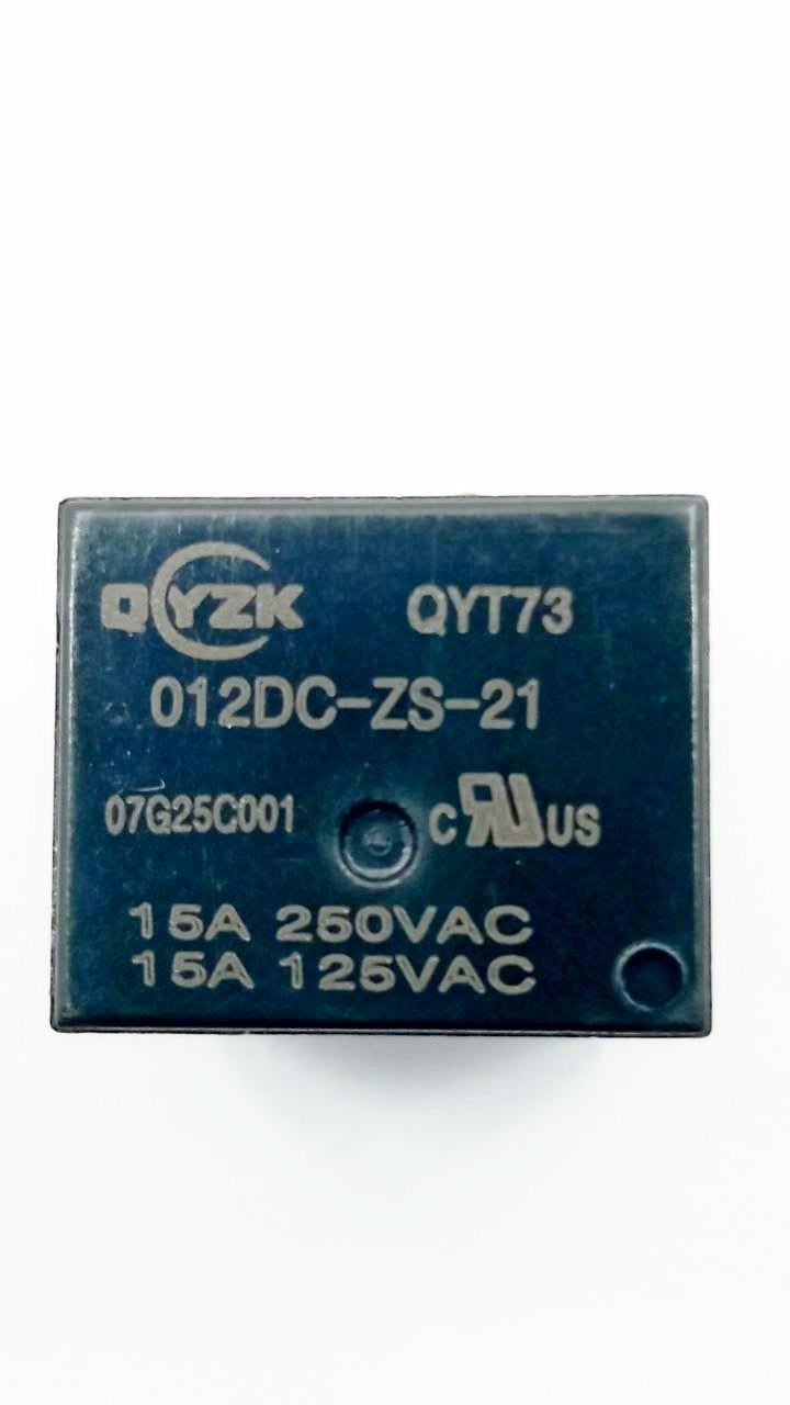 Реле QYT73-012DC-Z-21 12VDC 15A 1C coil (34794)
