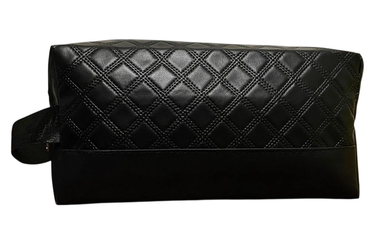 Косметичка мужская 802 дорожная с ручкой 27х13,5х10 см Черный (31372331)