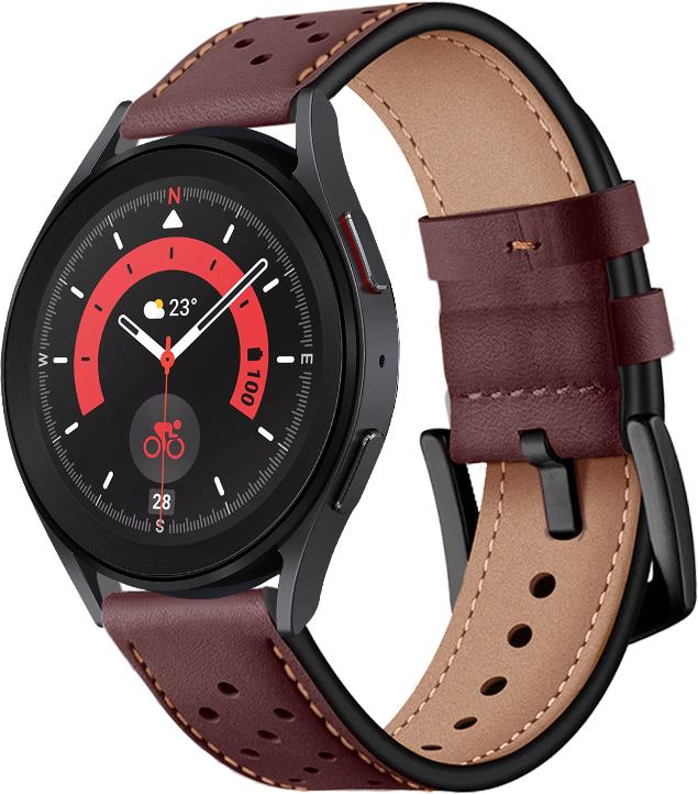 Ремешок кожаный Classico для Galaxy Watch 5 Pro Brown (29206-30)