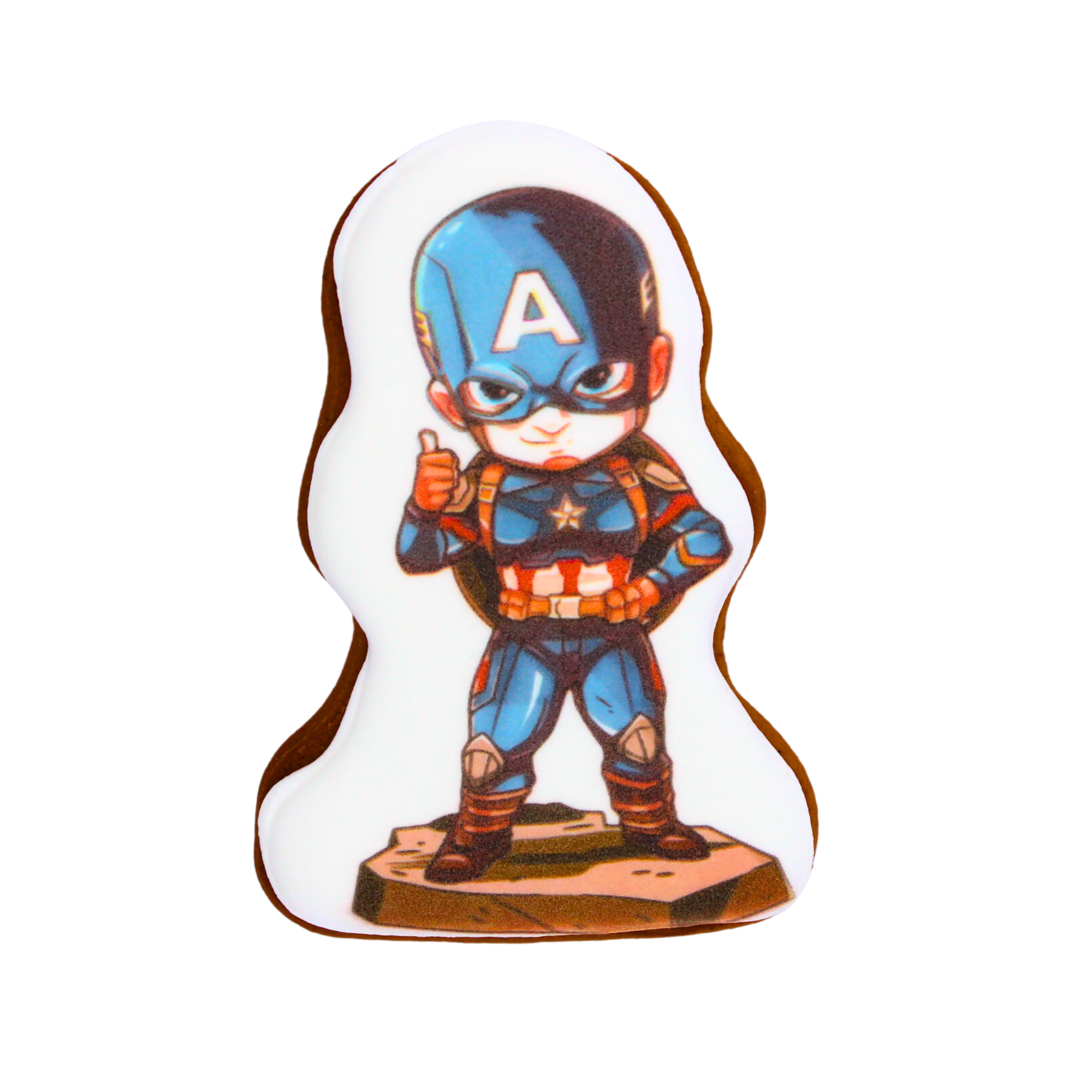 Пряник с принтом Крафт Печиво Капитан Америка №2 45 г