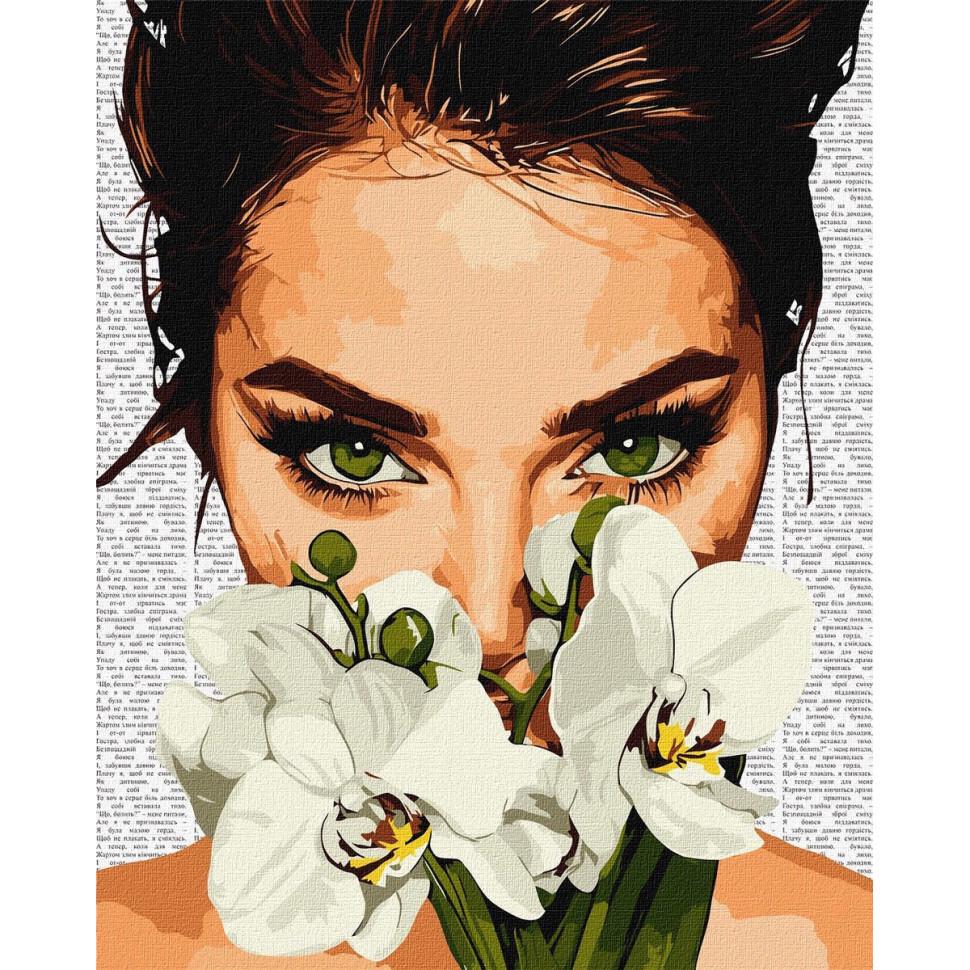 Картина по номерам Ideyka KHO8596 Красочная поэзия Орхидея 40х50 см (2746681480)