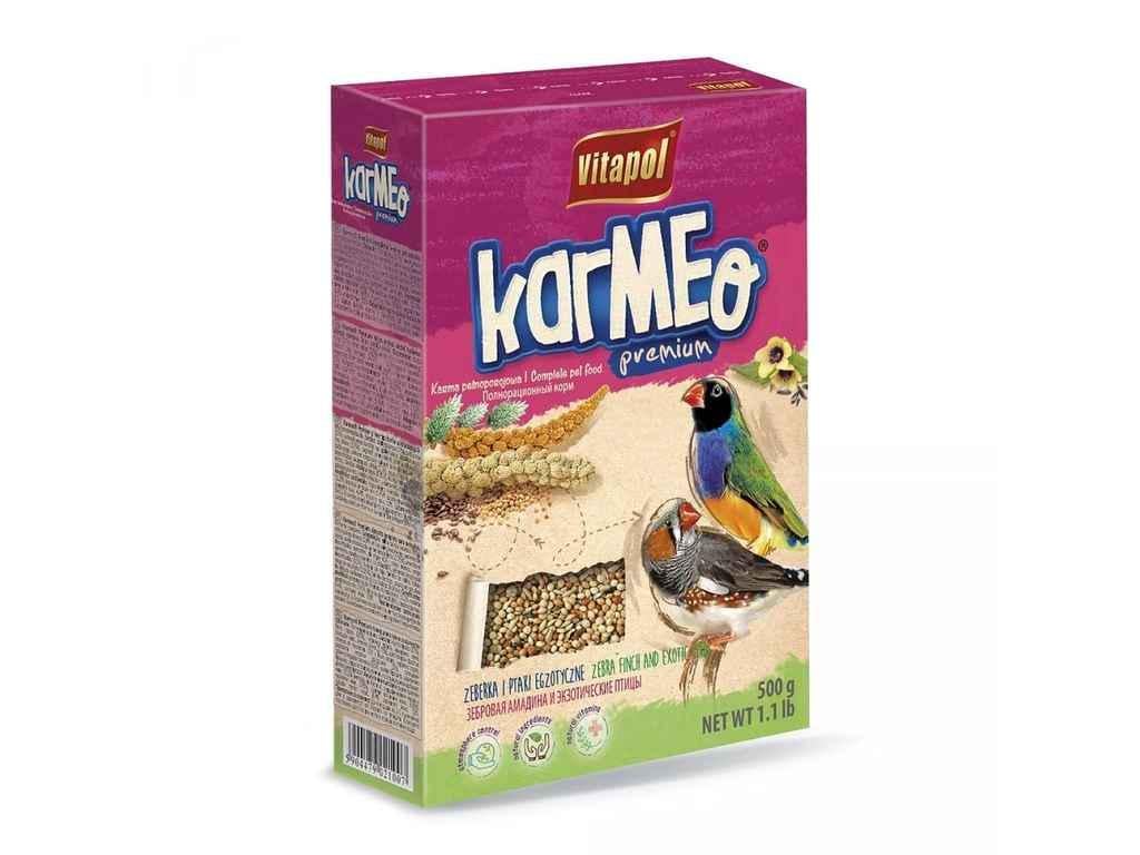 Корм для папуг VITAPOL KARMEO преміум для зебрових амадинів та екзотичних 500 г (986431)