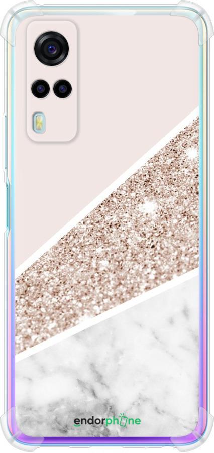 Чехол на Vivo Y53s Пастельный мрамор (4342sp-2438-42517)