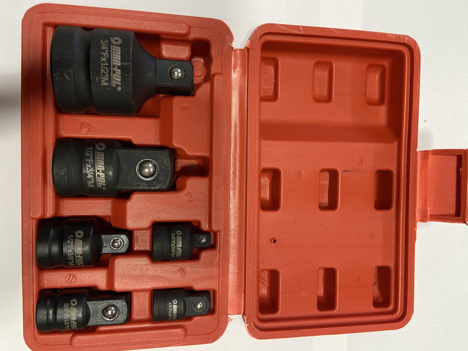 Перехідники для торцевих головок Mar-Pol M58576 6 шт. (12063484) - фото 8 Перехідники для торцевих головок Mar-Pol M58576 6 шт. (12063484) - фото 8