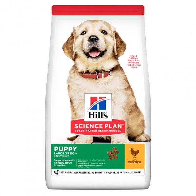 Корм сухой Hill's SP Puppy Large Chicken с курицей для щенков крупных пород 14,5 кг (052742026084)