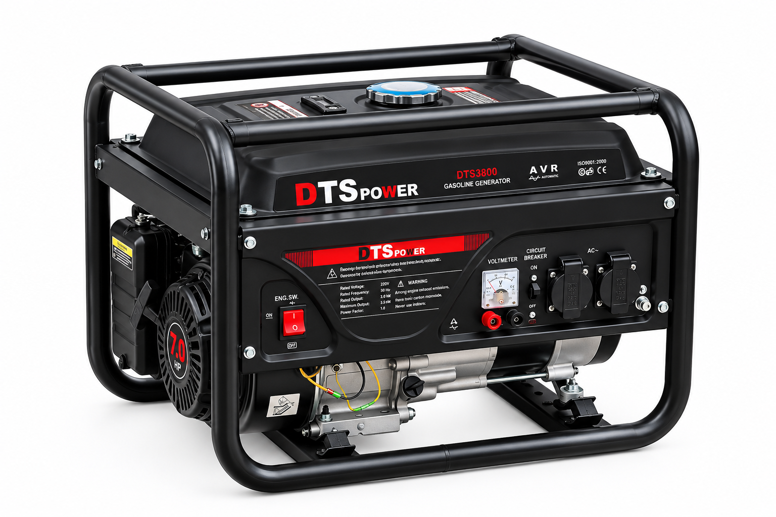Генератор бензиновый DTS POWER DTS3800 с автоматическим регулятором напряжения AVR 2,5 кВт (38390721)