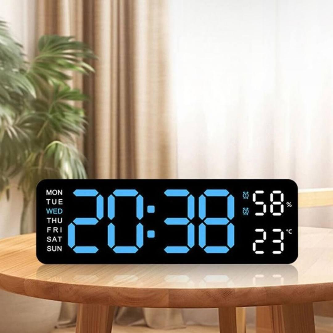 Часы настольные/настенные электронные Bodasan с синими LED цифрами с термометром и будильником (CL02) - фото 10 Часы настольные/настенные электронные Bodasan с синими LED цифрами с термометром и будильником (CL02) - фото 10