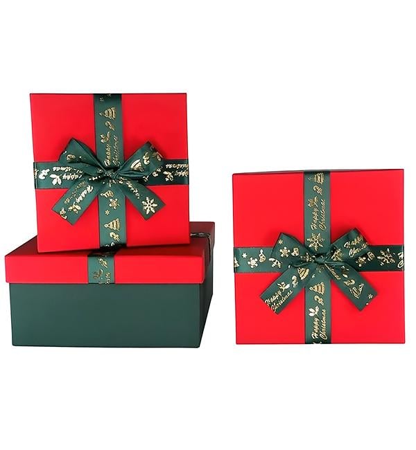 Набор подарочных коробок Счастливого Рождества 3 шт. (30765604)