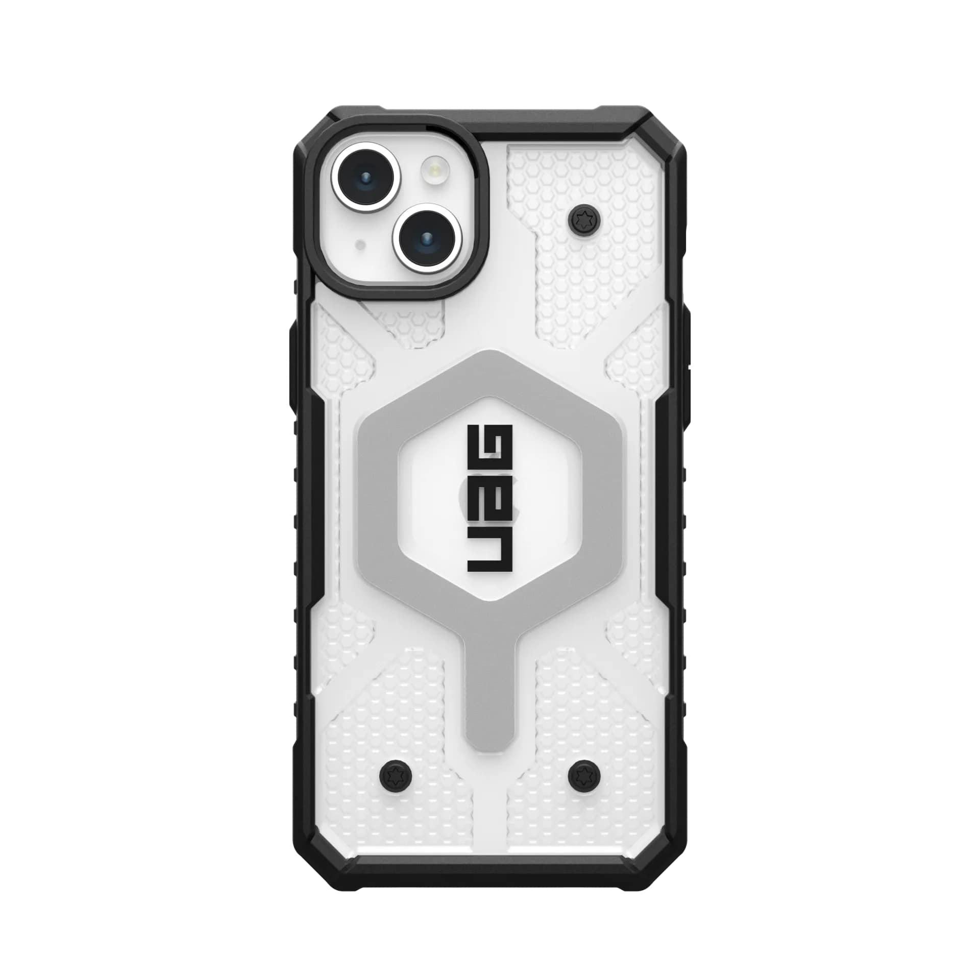 Чехол накладка для телефона UAG Pathfinder Magsafe Apple iPhone 15 Plus Прозрачный - фото 1