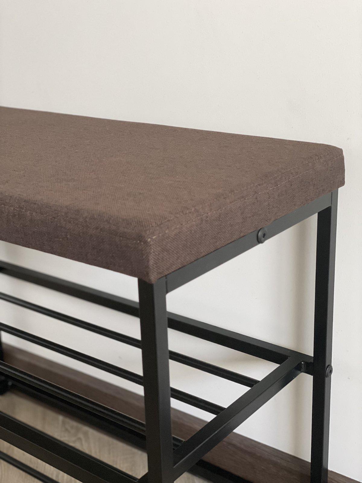 Полка для обуви RS-60 Темно-коричневый/Черный - фото 2 Полка для обуви RS-60 Темно-коричневый/Черный - фото 2