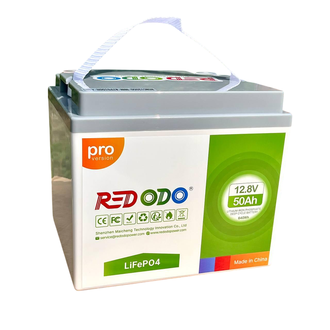 Аккумулятор LiFePO4 Redodo 12,8v 50Ah BMS ≥4000 циклов литий-железо-фосфатная батарея