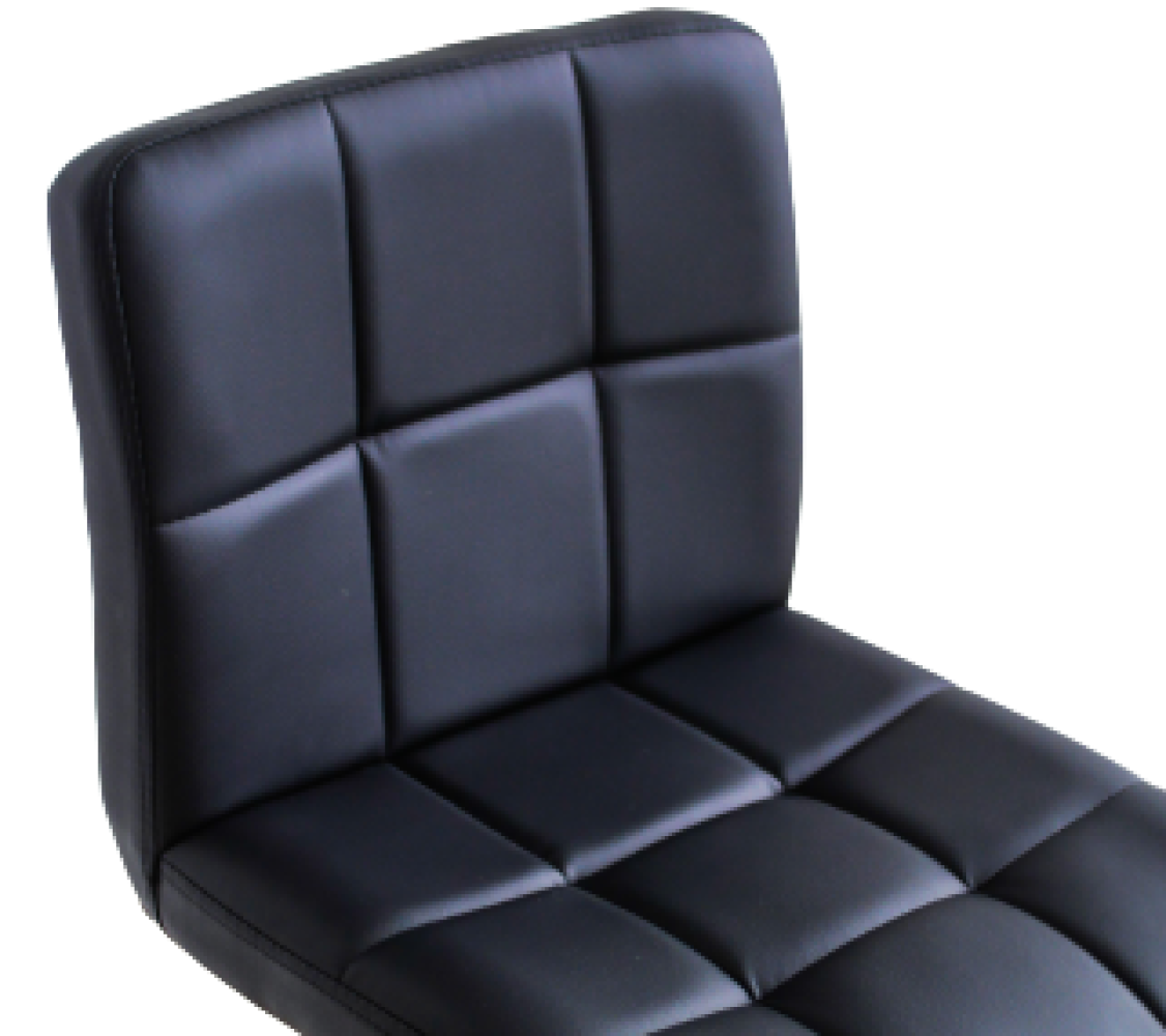 Барный стул Bonro BC-0106 из экокожи квадратный с подставкой для ног Черный (132-76-40080026) - фото 8 Барный стул Bonro BC-0106 из экокожи квадратный с подставкой для ног Черный (132-76-40080026) - фото 8