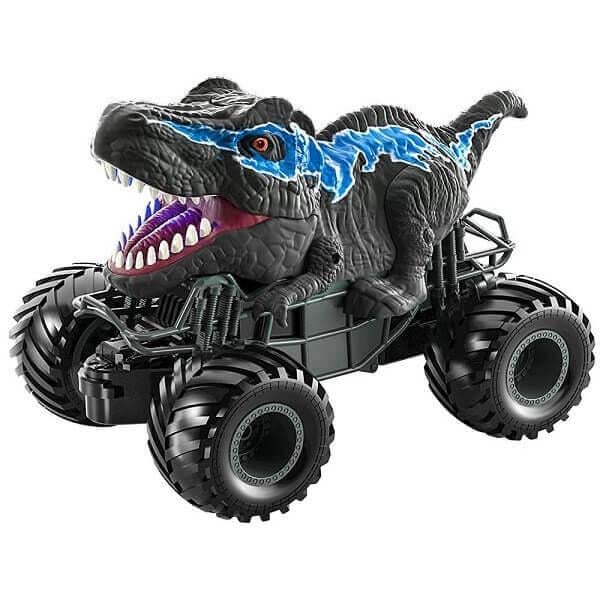Машинка на радіокеруванні DINOSAUR CAR Monster Truck з розпорошенням води Gray (d274)