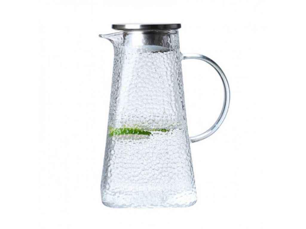 Глечик з кришкою Edenberg EB-19581 1,3 л скляний (1026185)