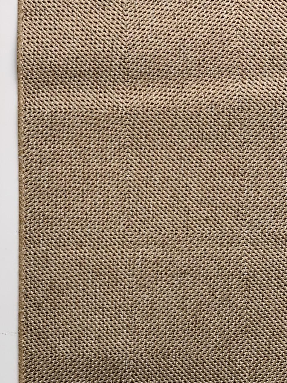 Килим безворсовий абстрактний рогожка прямокутний 80х150 см Бежевий (10011-0202) - фото 4 Килим безворсовий абстрактний рогожка прямокутний 80х150 см Бежевий (10011-0202) - фото 4