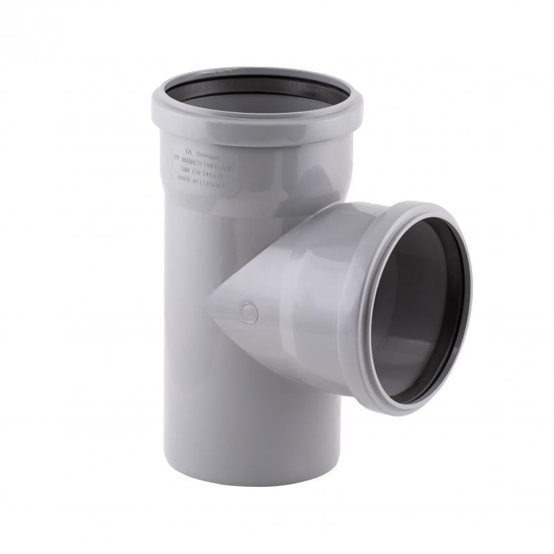 Тройник канализационный TA Sewage PPR 110 мм 90° (TASTRPP90110)