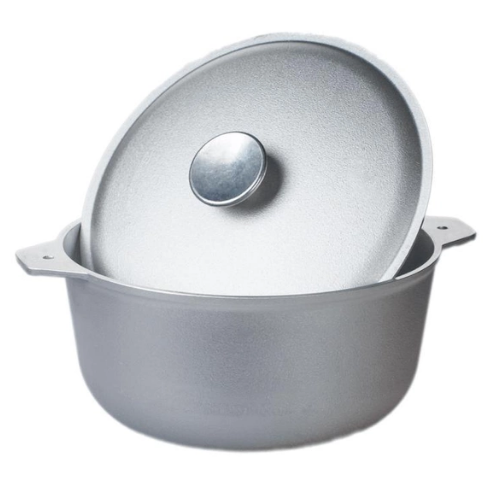 Казан алюмінієвий Talko D 1005 Вінтаж з кришкою 5 л (1765655811) - фото 2