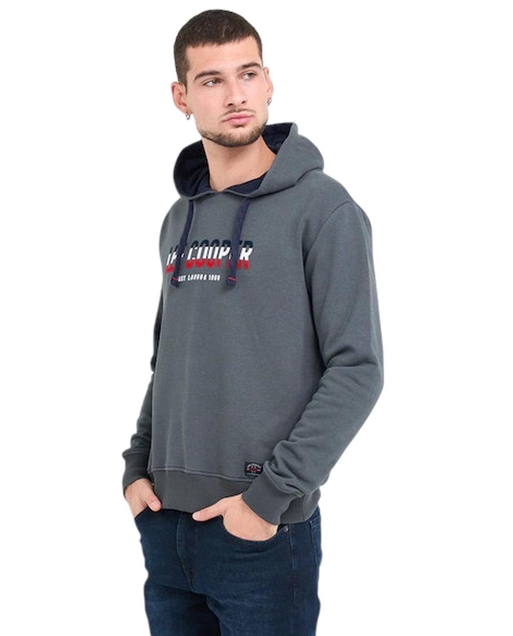 Худі чоловіче Lee Cooper 10395428.758 L Сірий (5942723143167) - фото 2 Худі чоловіче Lee Cooper 10395428.758 L Сірий (5942723143167) - фото 2