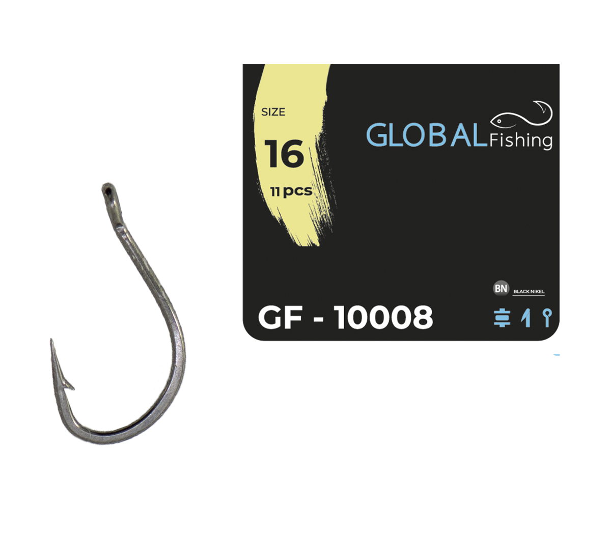 Гачок Global Fishing GF-10008 №16 (1646887701)