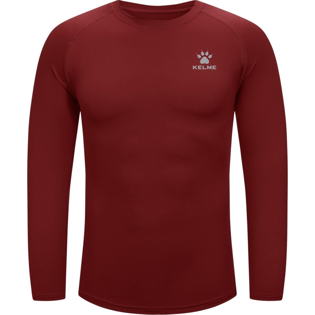 Термобілизна футболка з довгим рукавом Kelme 2XL Бордовий (7461TL1049.9609)