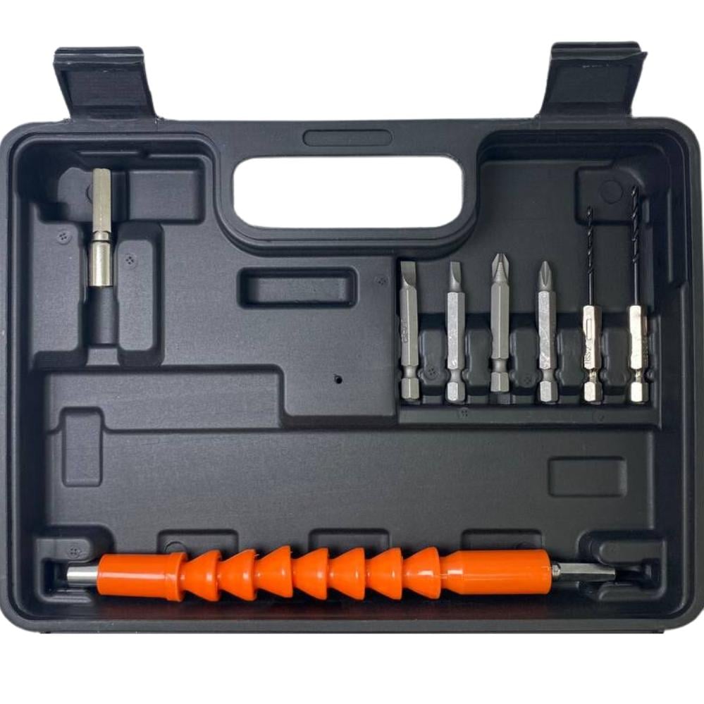 Отвертка аккумуляторная с насадками в чемодане 47 пр. Черный (120.1109) - фото 6 Отвертка аккумуляторная с насадками в чемодане 47 пр. Черный (120.1109) - фото 6