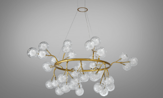 Люстра подвесная Светлячок Diasha 45 лампы Золотой/Сатин (Y889-45B GD) Люстра подвесная Светлячок Diasha 45 лампы Золотой/Сатин (Y889-45B GD)