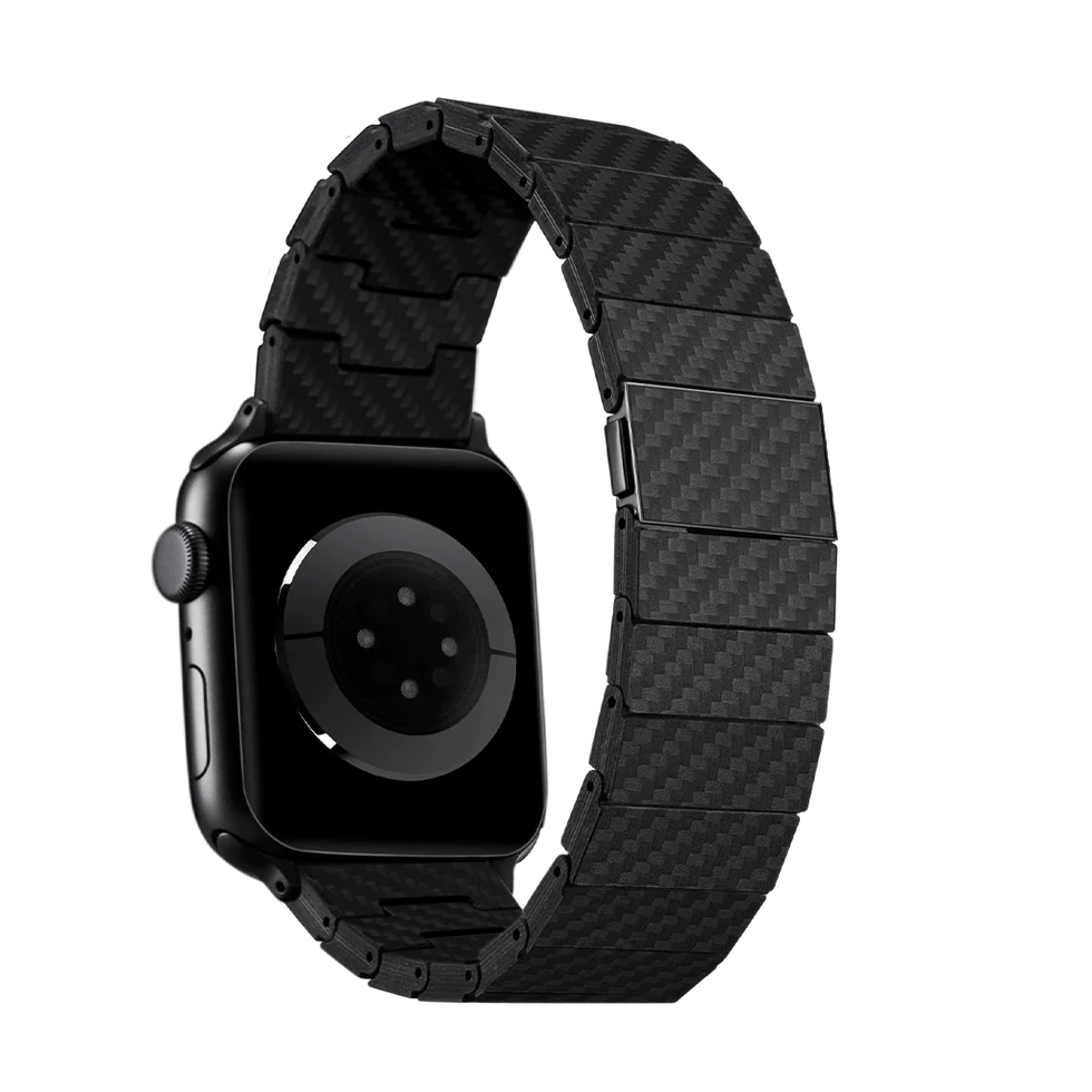 Ремінець Pitaka Carbon Fiber Watch Band для Apple Watch 49/45/44 мм Modern Black/Grey (AWB2307) - фото 3 Ремінець Pitaka Carbon Fiber Watch Band для Apple Watch 49/45/44 мм Modern Black/Grey (AWB2307) - фото 3
