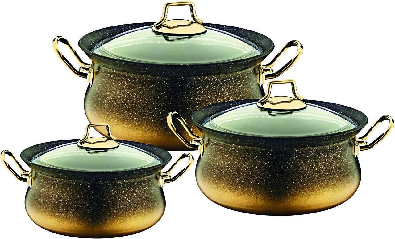 Набор посуды OMS Collection 3047 6 предметов Gold Набор посуды OMS Collection 3047 6 предметов Gold