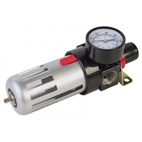 Фильтр воздушный для компрессора Miol 81-422 с регулятором давления 1/2" 10 атм